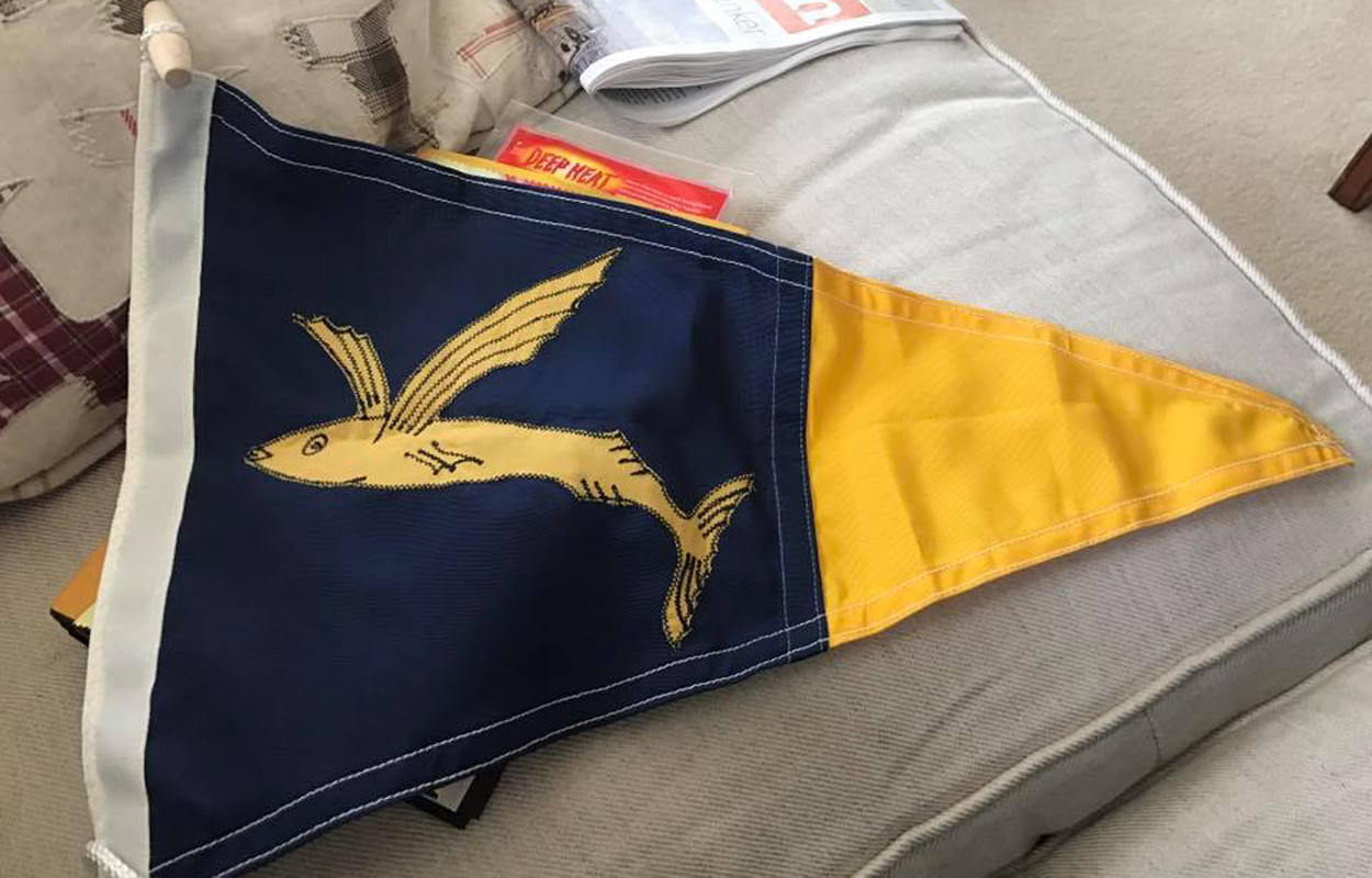 The OCC Flying Fish Burgee